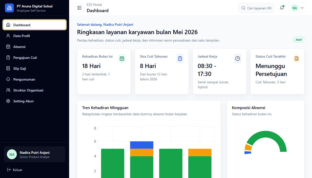 HRIS Employee Self-Service Portal